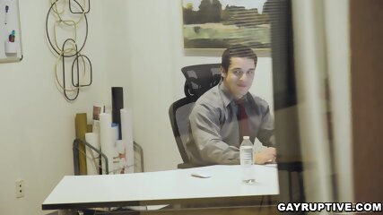 Office Fuck For Hairy Andrew Miller And Horny Paul Cannon