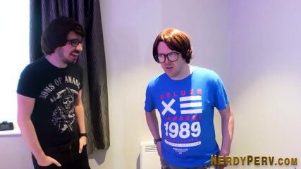 Nerds Blown By British Redhead Babe