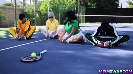 Stepson Getting Titty Fucked By Each Others Stepmoms Outdoors