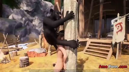 Juicy Furry Pantheress Milks Human Cock For Cum Yiff 3D PoV Hentai