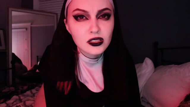 A nun and her pillow