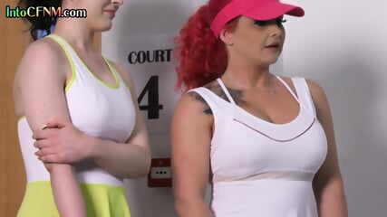 CFNM British Tennis Femdoms Wank Guy Cock In Group HJ