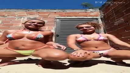 Two Whores From Brazil Dancing