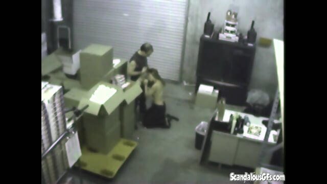 Hot Blonde Fucking Hardcore in warehouse
