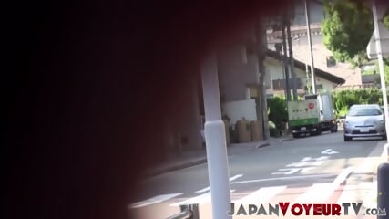 Japanese Babe Taped Peeing In Public By Voyeur