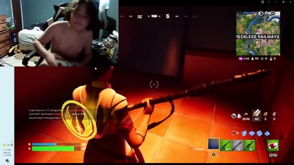 PLAYING FORTNITE NAKED PART 4 VICTORY ROYALE