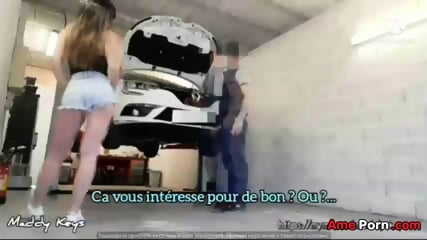 Francaise Demande En Live Au Garagiste Si Elle Peut Faire Un Porno Rapide Avec Lui Reel Amateur